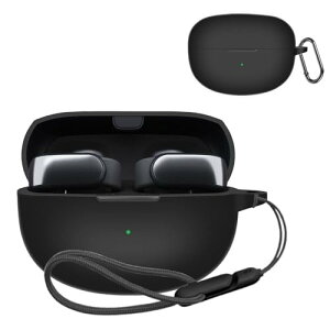 Bose Ultra Open Earbuds �P�[�X �J�o�[ Bose Ultra Open Earbuds �V���R�� �P�[�X �y�� ���^ ����~�� ���[�J�o�[ �S�ʕی� �[�d�֗� Bose Ultra Open Earbuds �ی�P�[�X (�u���b�N)