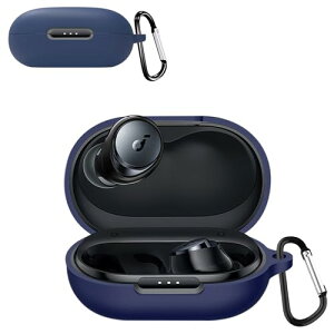 Anker SoundCore Space A40 �P�[�X Anker SoundCore Space A40 �J�o�[ �����h�~ �L�Y�h�~ �V���R���P�[�X �����[�d�\ �S�ʕی� �J���r�i�t�� (�u���[)
