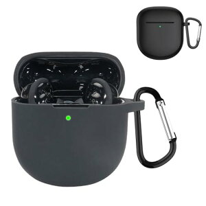 Bose QuietComfort Ultra Earbuds �P�[�X Bose QuietComfort Earbuds II �J�o�[ �����h�~ �L�Y�h�~ �V���R���P�[�X �����[�d�\ �S�ʕی� �J���r�i�t�� (�u���b�N)