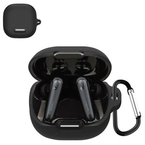 Anker Soundcore Liberty 4 NC �P�[�X Anker Soundcore Liberty 4 NC �J�o�[ �����h�~ �L�Y�h�~ �V���R���P�[�X �����[�d�\ �S�ʕی� �J���r�i�t�� (�u���b�N)