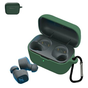 �[���n�C�U�[ Sennheiser CX Plus True Wireless SE �P�[�X CX 500BT �J�o�[ �����h�~ �L�Y�h�~ �V���R���P�[�X �����[�d�\ �S�ʕی� �J���r�i�t�� (�O���[��)