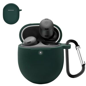 Google Pixel Buds Pro 2 �P�[�X Pixel Buds Pro �J�o�[ �����h�~ �L�Y�h�~ �V���R���P�[�X �����[�d�\ �S�ʕی� �J���r�i�t�� Pixel Buds Pro 2 / Pixel Buds Pro (�O���[��)
