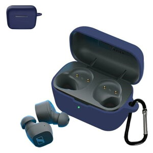 �[���n�C�U�[ Sennheiser CX Plus True Wireless SE �P�[�X CX 500BT �J�o�[ �����h�~ �L�Y�h�~ �V���R���P�[�X �����[�d�\ �S�ʕی� �J���r�i�t�� (�u���[)