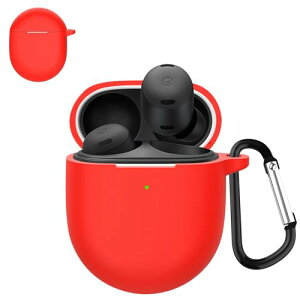 Google Pixel Buds Pro 2 �P�[�X Pixel Buds Pro �J�o�[ �����h�~ �L�Y�h�~ �V���R���P�[�X �����[�d�\ �S�ʕی� �J���r�i�t�� Pixel Buds Pro 2 / Pixel Buds Pro (���b�h)