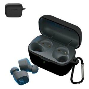 �[���n�C�U�[ Sennheiser CX Plus True Wireless SE �P�[�X CX 500BT �J�o�[ �����h�~ �L�Y�h�~ �V���R���P�[�X �����[�d�\ �S�ʕی� �J���r�i�t�� (�u���b�N)