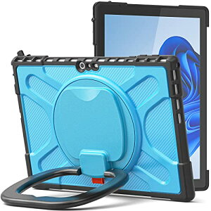 Surface Pro 7 / 6 / 5 / 4 �P�[�X 180°��]�X�n���h�z���_�[ �X�^���h �}�C�N���\�t�g Surface 7 / 6 / 5 / 4 �ϏՌ� �S�ʕی�P�[�X �J�o�[ ������� �ϏՌ��T�[�t�F�X �v��7 6 5 4 �ی�P�[�X ��v �L�b�Y 