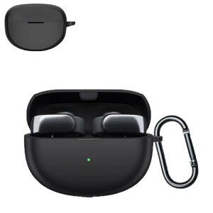 Bose Ultra Open Earbuds �P�[�X Bose Ultra Open Earbuds �J�o�[ �����h�~ �L�Y�h�~ �V���R���P�[�X �����[�d�\ �S�ʕی� �J���r�i�t�� (�u���b�N)