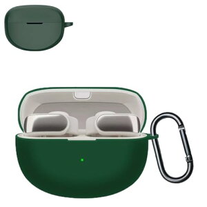 Bose Ultra Open Earbuds �P�[�X Bose Ultra Open Earbuds �J�o�[ �����h�~ �L�Y�h�~ �V���R���P�[�X �����[�d�\ �S�ʕی� �J���r�i�t�� (�O���[��)