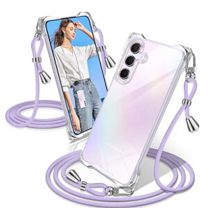 Samsung Galaxy A55 5G �P�[�X �N���A �V�����_�[ �ϏՌ� �M�����N�V�[A55 5G �X�}�z�P�[�X SC-53E SCG27 �J�o�[ ���� �D��X�g���b�v�t�� ������ ��|�� �R�t�� ��|�� �V���O���V�����_�[���[�v �΂߂�