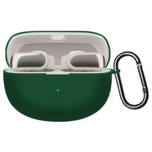 Bose Ultra Open Earbuds �P�[�X �J�o�[ �ی�J�o�[ ���C�����X�[�d�Ή� �V���R���J�o�[ �ϏՌ� �h�o �y�� �J���r�i�t�� �����h�~ Bose Ultra Open Earbuds �K�p (�O���[��)