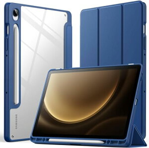 Galaxy Tab S9 FE�P�[�X ���� Galaxy Tab S9 11�C���`�J�o�[�N���A �o�b�N�J�o�[ S Pen ���[ �O�܃X�^���h �I�[�g�X���[�v�@�\ ������� �蒠�^�y�� ���^ �M�����N�V�[ Tab S9 fe 10.9�C���` �ی�P�[�X 