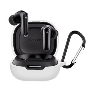 Anker Soundcore P40i �P�[�X �J�o�[ Anker Soundcore P40i �V���R�� �\�t�g�P�[�X �ی�J�o�[ �����h�~ �L�Y�h�~ �ϏՌ� �y�� �����[�d�\ �h���h�o �J���r�i�t�� (�z���C�g)