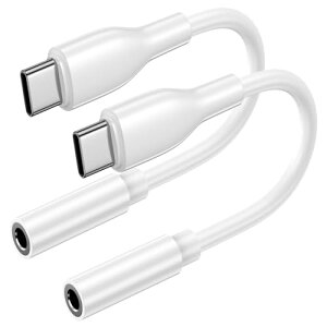 �^�C�vc �C���z���W���b�N �ϊ� �I�[�f�B�I �ϊ� USB C 3.5mm 4�� �C���z���ϊ��A�_�v�^�[ ���ʒ��� / �ʘb / ���y�Ή� DAC���� �n�C���]���� 24bit / 96KHz�Ή� ���ϋv�� �����ґg�i�C�����P�[�u�� iPh
