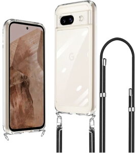 Google Pixel 8a �P�[�X �N���A �V�����_�[ ������ ��|�� �R�t�� �΂߂��� ���߉\�� Google Pixel8a �J�o�[ ���^ ���� PC�w�� + TPU�o���p�[ �ϏՌ� ���h�~ ���΂݂Ȃ� ���� ���C�����X�[�d�Ή� �s