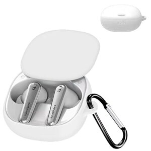 Anker Soundcore Liberty Air 2 Pro �P�[�X Anker Soundcore Liberty Air 2 Pro �J�o�[ �����h�~ �L�Y�h�~ �V���R���P�[�X �����[�d�\ �S�ʕی� �J���r�i�t�� (�z���C�g)