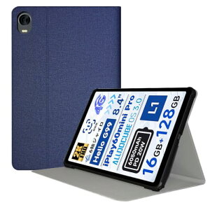 ALLDOCUBE iPlay 60 mini Pro / iPlay 60 Mini Turbo �P�[�X 8.4 �C���` �ی�P�[�X �X�^���h �@�\ �p�x���� �㎿PU���U�[ �y�� ���^ �ϏՌ� �C�菝�h�~ �S�ʕی� �X�}�[�g �J�o�[ (�u���[)