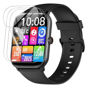 HOIBAI �X�}�[�g�E�H�b�` 1.9�C���` �ی�t�B���� (3������) TPU�� �����^ �����ߗ� (���˒ጸ) �ώw�� ������ HOIBAI �ی�t�B����