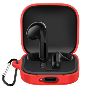 xiaomi redmi buds 6 �P�[�X ���ɔ� �V���R�� LED�� �ϏՌ� �h�� �h�o �y�ʃf�U�C�� ���C�����X�[�d�Ή� ���h�~ �����h�~ �V���v���X���� �J���r�i�t�� (���b�h)