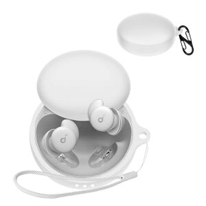 Anker Soundcore Sleep A20 �P�[�X �J�o�[ Soundcore Sleep A20 �V���R�� �P�[�X �y�� ���^ ����~�� ���[�J�o�[ �S�ʕی� �[�d�֗� Soundcore Sleep A20 �ی�P�[�X (�z���C�g)