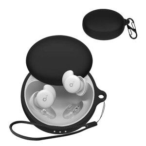 Anker Soundcore Sleep A20 �P�[�X �J�o�[ Soundcore Sleep A20 �V���R�� �P�[�X �y�� ���^ ����~�� ���[�J�o�[ �S�ʕی� �[�d�֗� Soundcore Sleep A20 �ی�P�[�X (�u���b�N)