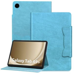 Galaxy Tab A9 Plus �^�u���b�g �P�[�X Galaxy Tab A9 Plus �P�[�X �蒠�^ Galaxy Tab A9+ �P�[�X SM-X210 / SM-216 / SM-X218 �P�[�X ���킢���L�� �X�^���h�@�\ �ϏՌ� ����PU���U�[ �J�[�h���[ ���΃N���b�v �S�ʕ�
