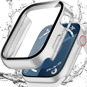 �A�b�v���E�H�b�` �h�� �J�o�[ 44mm �Ή� Apple Watch Series 6 5 4 SE ��񐢑� �P�[�X �ϏՌ� �� �z�R�� �K�[�h �S�ʕی� iWatch �J�o�[ (44 mm �V���o�[)