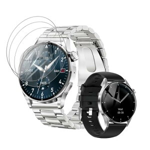 FOSMET QS40 1.43 �t�B���� �ی�t�B���� �����x ���������x ���^ ���˒ጸ ��U�h�~ ������� ���� TPU���_�� �w��h�~ �X�}�[�g�E�H�b�` Smart Watch 1.43�C���` �t�B���� 3������