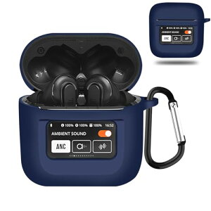 JBL TOUR PRO 2 �P�[�X �V���R���� �S�ʕی� �����h�~ �L�Y�h�~ �ϏՌ� �����[�d�\ �y�ʏ��^ �J���r�i�t�� (�u���[) �݊��i �ЊO�i