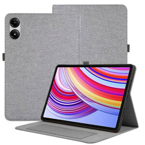 Xiaomi POCO Pad / Redmi Pad Pro �P�[�X 12.1�C���` ���^ �y���z���_�[�t�� �����p���� �J�[�h���[�\ �S�ʕی� �Ռ��z�� �C�菝�h�~ Xiaomi POCO Pad / Redmi Pad Pro (�O���[)