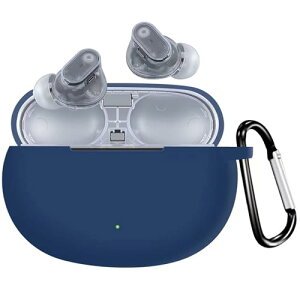 Beats Studio Buds / Beats Studio Buds+ �P�[�X �V���R���� �S�ʕی� �����h�~ �L�Y�h�~ �ϏՌ� �����[�d�\ �y�ʏ��^ �J���r�i�t�� (�u���[) �݊��i �ЊO�i