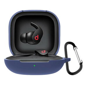 Beats Fit Pro �P�[�X �V���R���� �S�ʕی� �����h�~ �L�Y�h�~ �ϏՌ� �����[�d�\ �y�ʏ��^ �J���r�i�t�� (�u���[) �݊��i �ЊO�i
