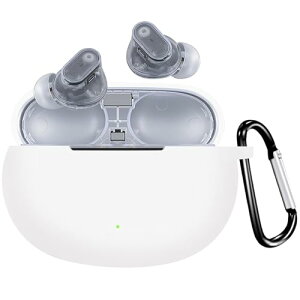 Beats Studio Buds / Beats Studio Buds+ �P�[�X �V���R���� �S�ʕی� �����h�~ �L�Y�h�~ �ϏՌ� �����[�d�\ �y�ʏ��^ �J���r�i�t�� (�z���C�g) �݊��i �ЊO�i