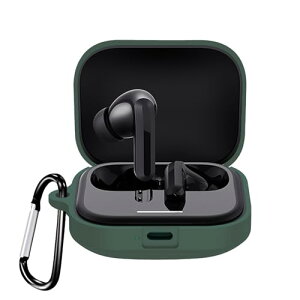 �V���I�~ (Xiaomi) Redmi Buds 5 �P�[�X �V���R���� �S�ʕی� �����h�~ �L�Y�h�~ �ϏՌ� �����[�d�\ �y�ʏ��^ �J���r�i�t�� (�O���[��) �݊��i �ЊO�i