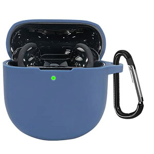 Bose QuietComfort Earbuds II / Bose QuietComfort Ultra Earbuds �P�[�X �V���R���� �S�ʕی� �����h�~ �L�Y�h�~ �ϏՌ� �����[�d�\ �y�ʏ��^ �J���r�i�t�� (�u���[) �݊��i �ЊO�i