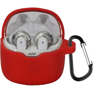 JBL TUNE FLEX �P�[�X �V���R���� �S�ʕی� �����h�~ �L�Y�h�~ �ϏՌ� �����[�d�\ �y�ʏ��^ �J���r�i�t�� (���b�h) �݊��i �ЊO�i