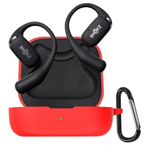 Shokz OpenFit �P�[�X �V���R���� �S�ʕی� �����h�~ �L�Y�h�~ �ϏՌ� �����[�d�\ �y�ʏ��^ �J���r�i�t�� (���b�h) �݊��i �ЊO�i