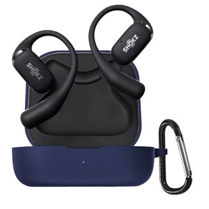 Shokz OpenFit �P�[�X �V���R���� �S�ʕی� �����h�~ �L�Y�h�~ �ϏՌ� �����[�d�\ �y�ʏ��^ �J���r�i�t�� (�u���[) �݊��i �ЊO�i