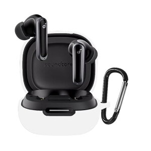 Anker Soundcore P40i �P�[�X �V���R���� �S�ʕی� �����h�~ �L�Y�h�~ �ϏՌ� �����[�d�\ �y�ʏ��^ �J���r�i�t�� (�z���C�g) �݊��i �ЊO�i