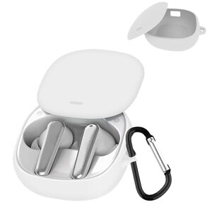 Anker Soundcore Liberty Air 2 Pro �P�[�X �V���R���� �S�ʕی� �����h�~ �L�Y�h�~ �ϏՌ� �����[�d�\ �y�ʏ��^ �J���r�i�t�� (�z���C�g) �݊��i �ЊO�i
