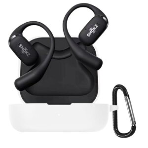 Shokz OpenFit �P�[�X �V���R���� �S�ʕی� �����h�~ �L�Y�h�~ �ϏՌ� �����[�d�\ �y�ʏ��^ �J���r�i�t�� (�z���C�g) �݊��i �ЊO�i