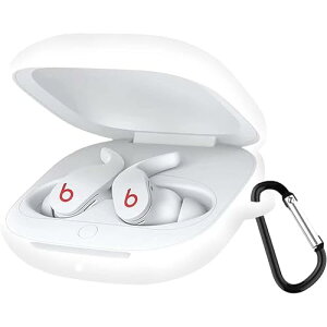 Beats Fit Pro �P�[�X �V���R���� �S�ʕی� �����h�~ �L�Y�h�~ �ϏՌ� �����[�d�\ �y�ʏ��^ �J���r�i�t�� (�z���C�g) �݊��i �ЊO�i