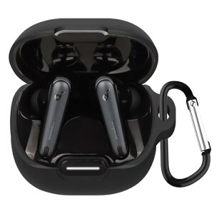 Anker Soundcore Liberty 4 NC �P�[�X �V���R���� �S�ʕی� �����h�~ �L�Y�h�~ �ϏՌ� �����[�d�\ �y�ʏ��^ �J���r�i�t�� (�u���b�N) �݊��i �ЊO�i