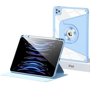 iPad Pro 11�C���` 2024 �P�[�X�c�u�� ���C�z�� ������ 360�x��]�� iPad Pro 11�C���` (M4) �p �蒠�^ �J�o�[ ���� �y�����[ �q�� �ϏՌ� �J�o�[ �}�O�l�b�g�X�z���� iPad Pro 11 ��5���� �^�u���b�gPC�P�[