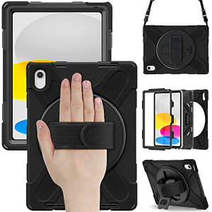 [���|��] iPad 10 ��10���� 2022 / iPad 11 (A16) 2025 ��11���� �P�[�X 360�x��] �n���h�X�g���b�v �V�����_�[�X�g���b�v �c�u�� ���u�� Apple pencil ���[ �����h�~ �L�b�Y ��� �V���R�[��PC ��