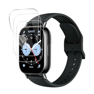 Redmi Watch 5 Lite �t�B���� �ی�t�B���� �X�}�[�g�E�H�b�` 1.96�C���` �t�B���� ���������x ���˒ጸ �����x �w��h�~ �_��t���ی�t�B���� Smart Watch 1.96�C���` �ی�t�B���� 3������