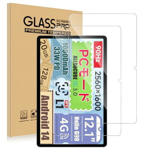 2������ Alldocube iPlay60 Pad Pro �K���X�t�B���� iPlay60 Pad Pro 12.1�C���` �t�B���� ���d�x9H �h�w�� �ϏՌ� ��U�h�~ ���ߗ�99% 2.5D ���E���h�G�b�W���H �����z�� iPlay 60 Pad Pro �ی�t�B���� (2����)