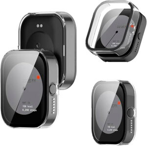 cmf by NOTHING WATCH PRO �Ή� �P�[�X SpinoArmor �ی� �K���X�t�B���� ��̌^ TPU�S�� �ی�P�[�X �ی�J�o�[ �ϏՌ� �S�ʕی� ���E�ȒP �A�N�Z�T���[ (�N���A)