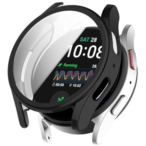 Samsung Galaxy Watch7 40mm �P�[�X �T���X�� �M�����N�V�[ Watch7 40mm �\�t�g�P�[�X �S�ʕی� �ϏՌ� �_�炩�� ���b�L �E���ȒP TPU �E�I�b�` �ی�P�[�X �����^ �J�o�[ Galaxy Watch 7 40mm �o���p�[ �Ή� (�u