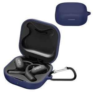 Shokz OpenFit �P�[�X �J�o�[ Shokz OpenFit �V���R�� �\�t�g�P�[�X �ی�J�o�[ �h�� �h�o �����h�~ �L�Y�h�~ �S�ʕی� �y�� �J���r�i�t�� (�u���[)
