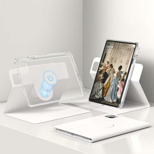 [360�x��]��] Xiaomi Pad 6S Pro 12.4�C���` �P�[�X �c�u�� ���u�� �X�^���h �V���I�~ �p�b�h �V�b�N�X�G�X �v���}�O�l�b�g �P�[�X�J�o�[ ���C�z�� ������ �����J�o�[ �y�����[ ���C�J�o�[ �O���[